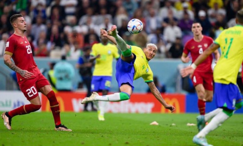 البرازيل تكسر صمود صربيا وتهز شباكها بثنائية نظيفة في المونديال 1